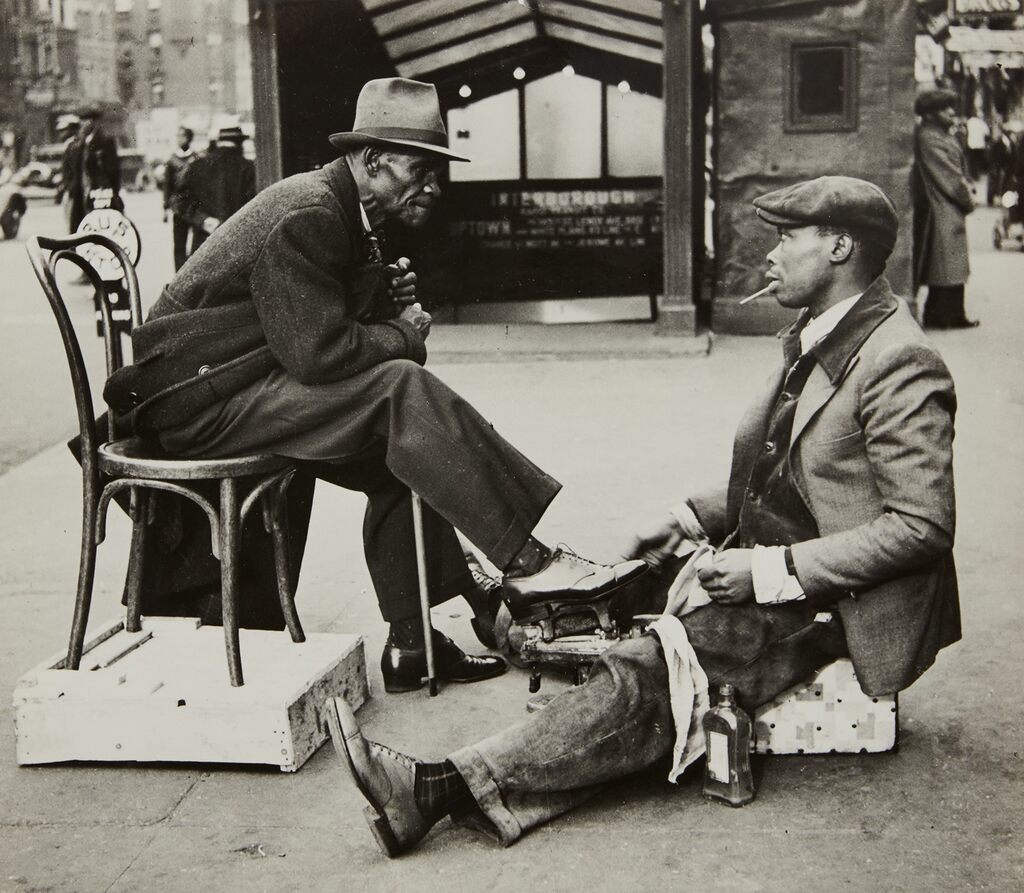 Shoeshine, Harlem, N. Y.