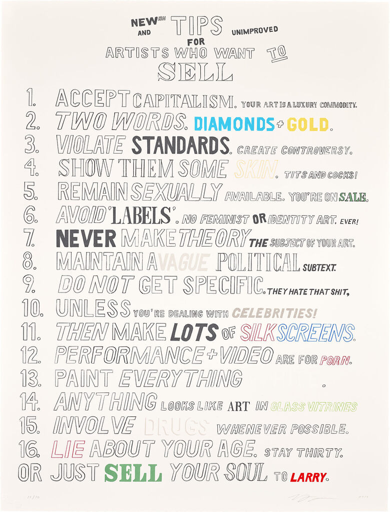 Tips For Artists Who Want To Sell (new and unimproved)