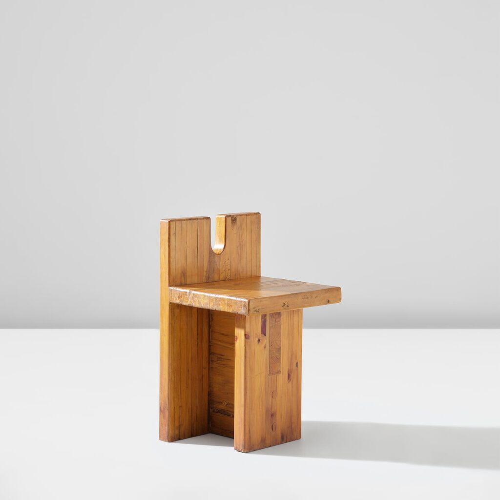 Chair, designed for the SESC-Pompéia Center, São Paulo