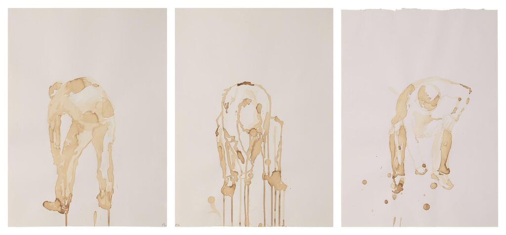 i. Red Wine Drawing 3; ii. Red Wine Drawing 4; iii. Red Wine Drawing 6