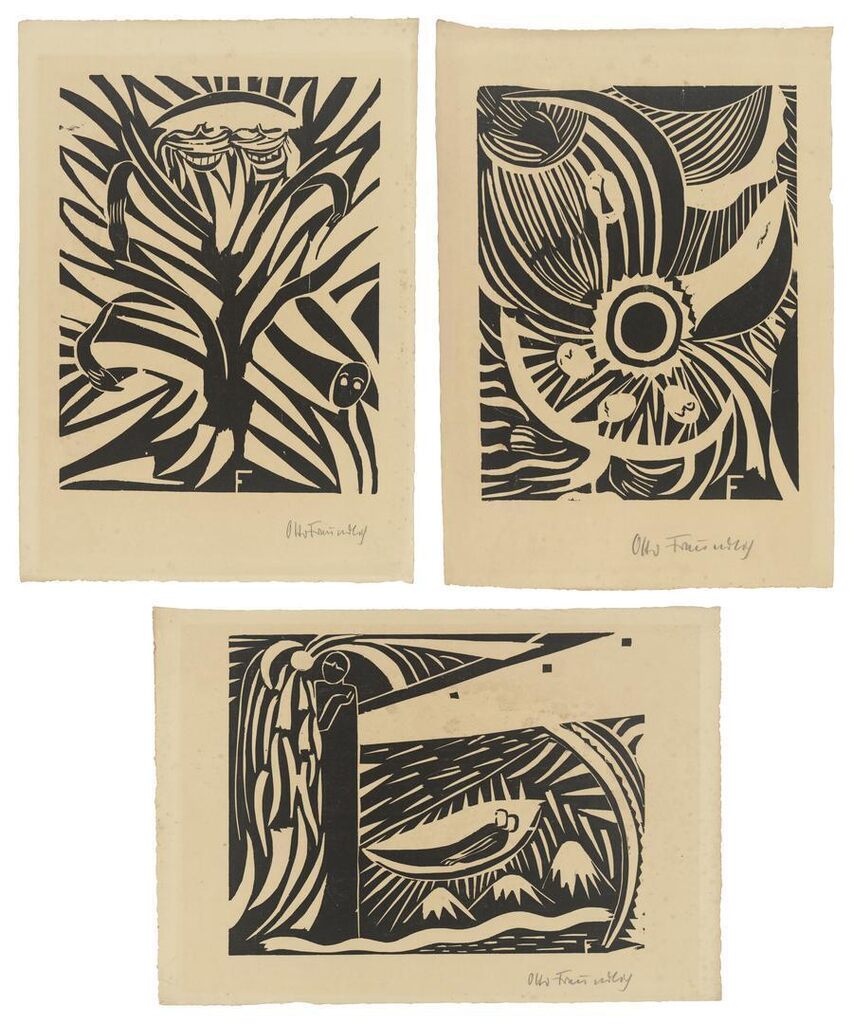 A Collection of five Woodcuts