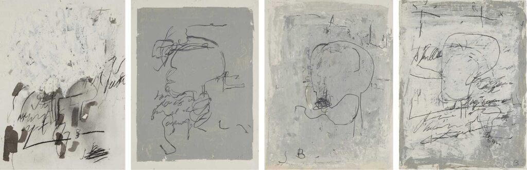 i. Skull No. 3; ii. Scull No. 4; iii. Scull No. 5 & Skull No. 7 [Four Works]