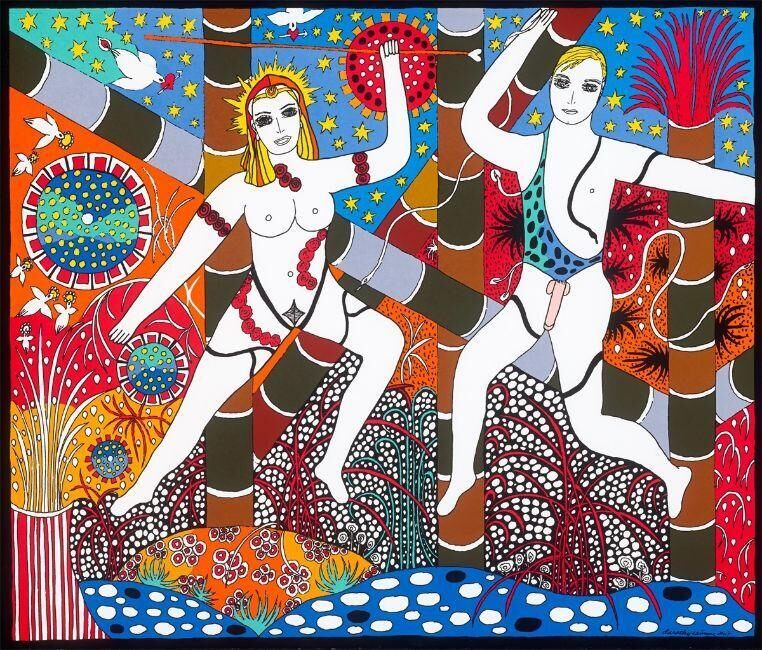 ”The Queen of the Amazonas and Achilles”