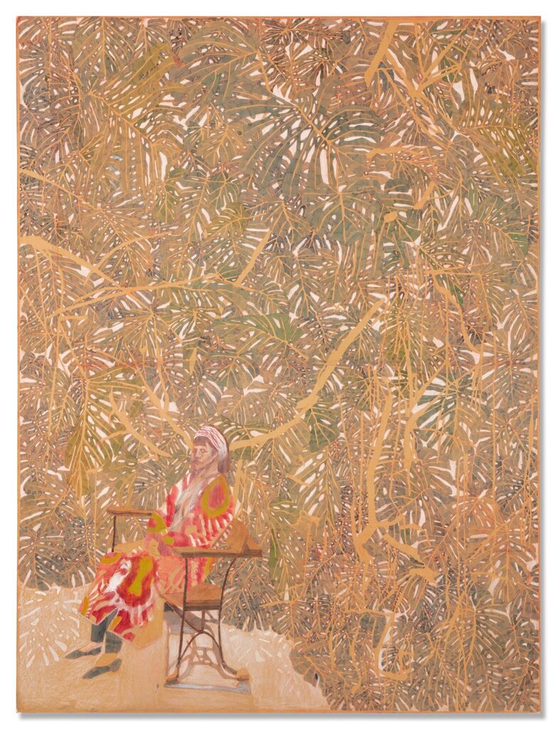 Lilette au banc Gaudi