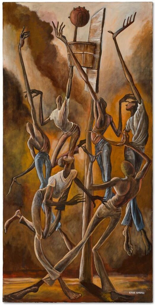 Ernie Barnes, 3 on 3