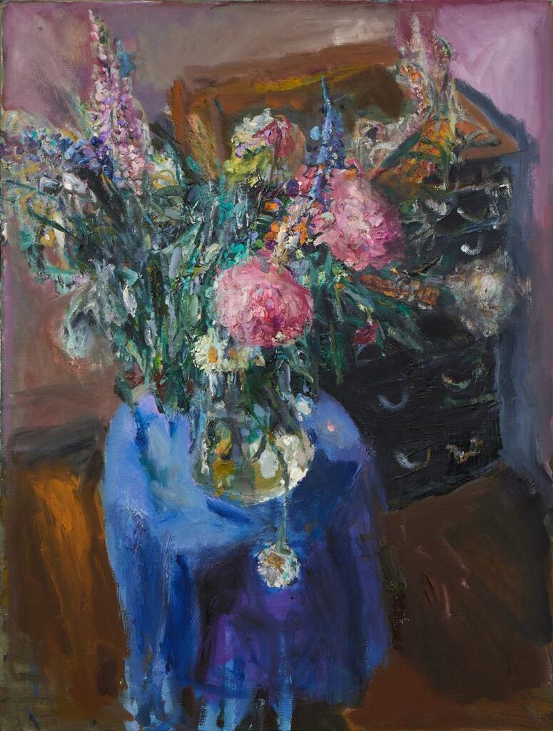 Blumen im Arbeitszimmer (Flowers in the study)