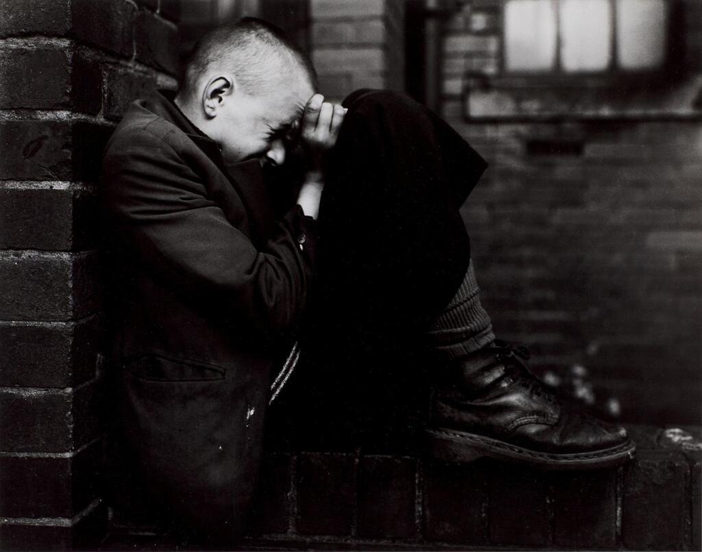 Youth on a Wall, Jarrow, Tyneside