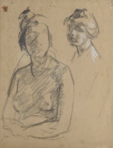 Studies of a female nude
