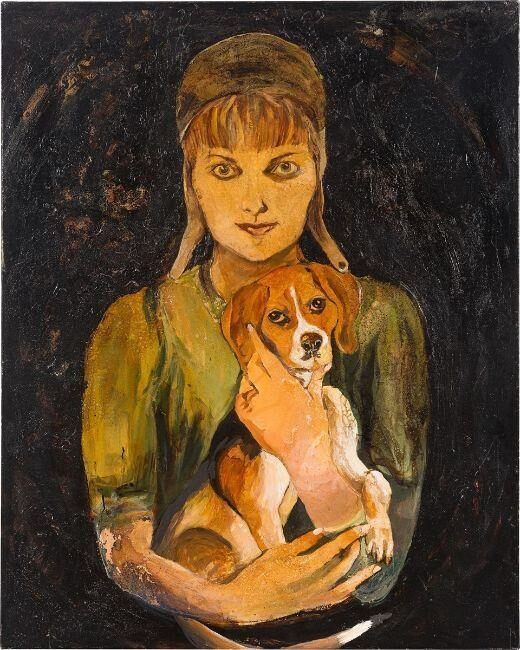 Self portrait with Jacky