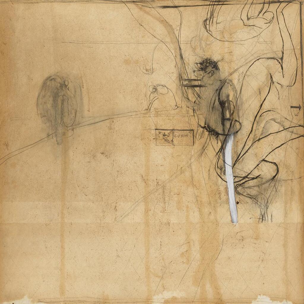 Sketch for Large Monkey Drawing