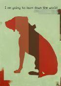 "THE ANGRY BROWN DOG"