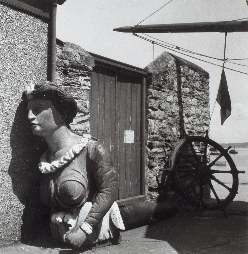 Figurehead and a Wheel, Charmouth, Dorset