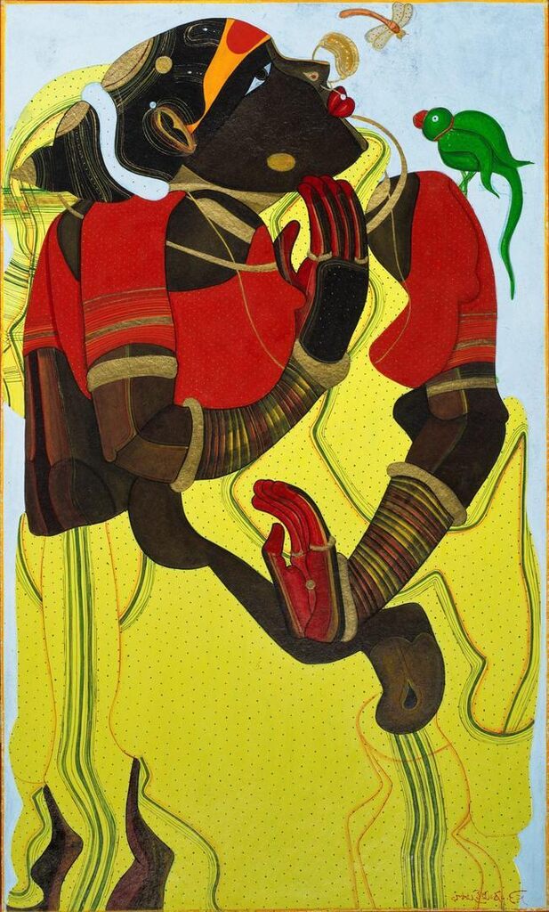 Untitled (Woman with Parrot)