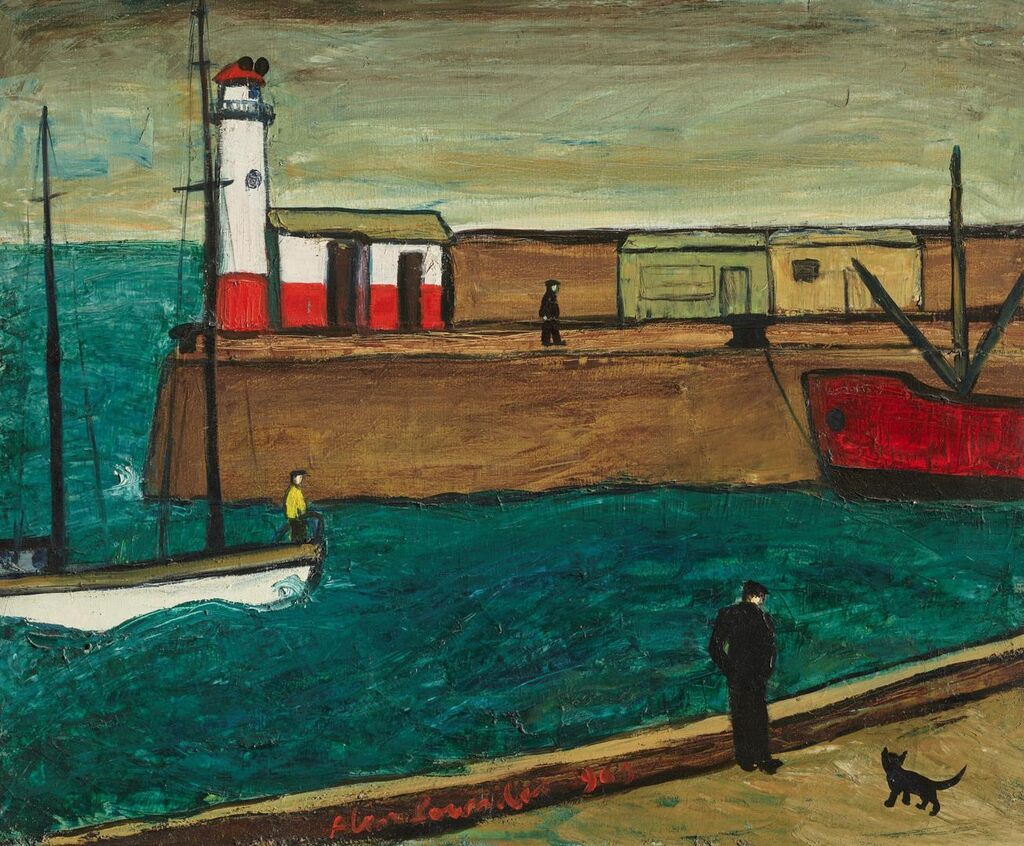Man, Cat & Boat