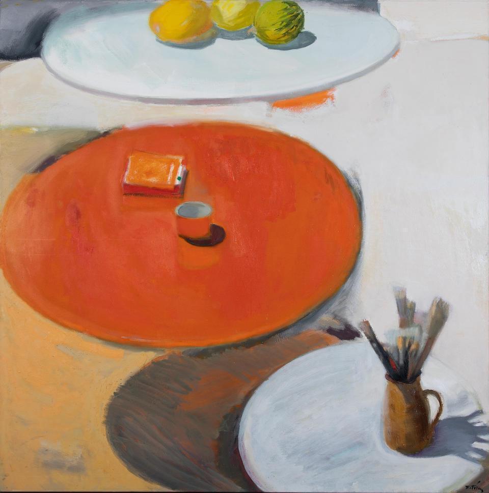 La table orange