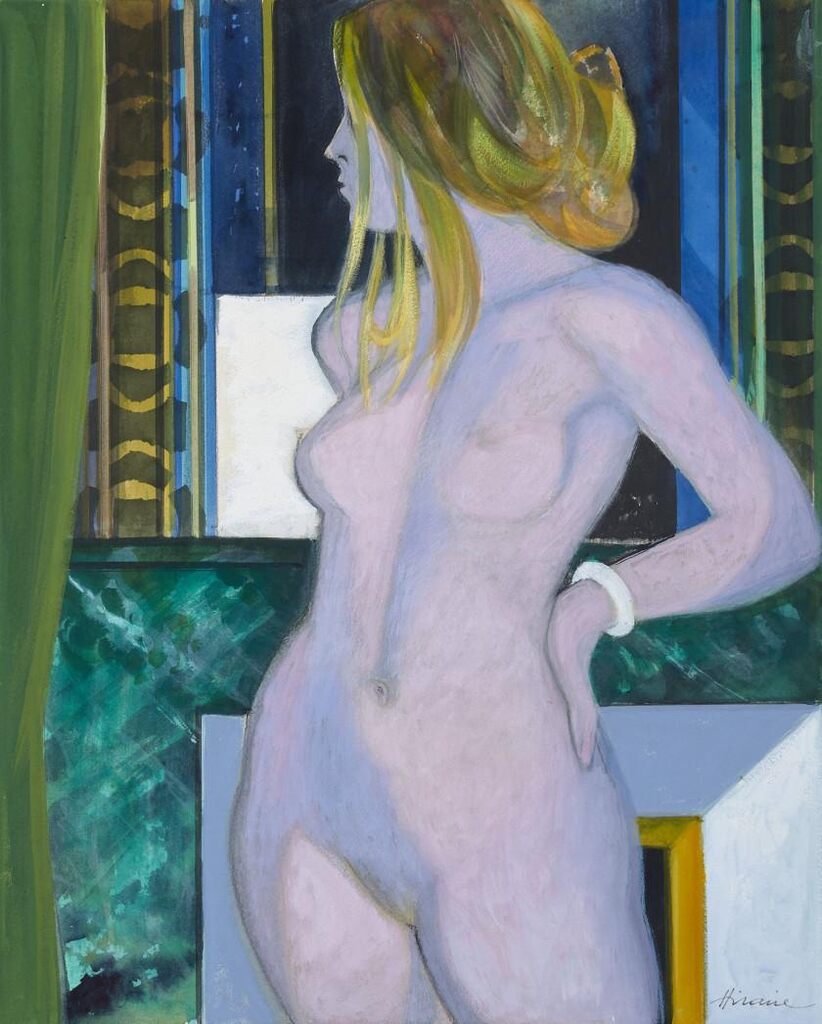 Nude standing