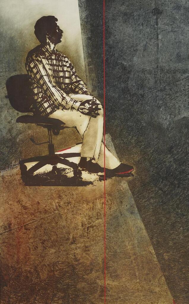Untitled (Seated Man)