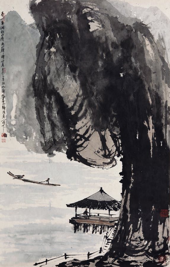 Cui Ruzhuo, Rain in the Mountains