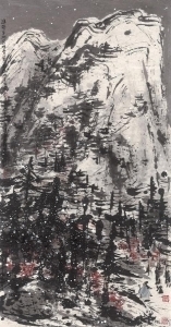 Cui Ruzhuo, Pine Trees in the Mountains