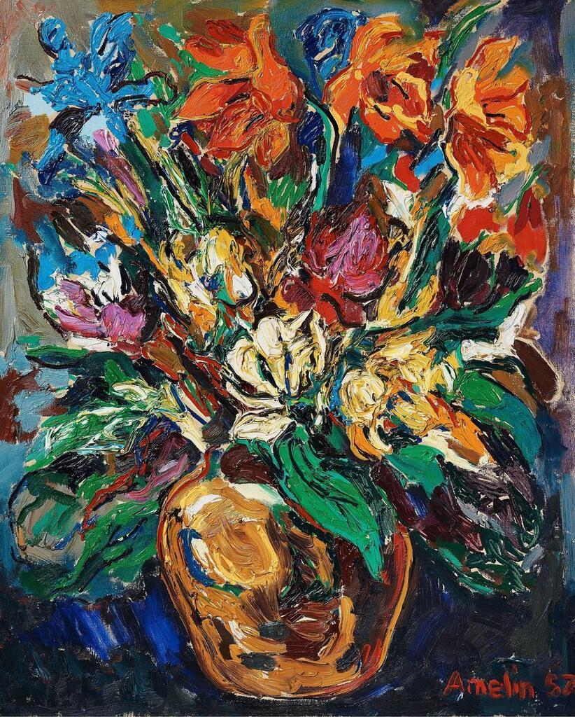 Still life with flowers.