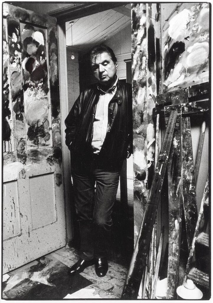 Francis Bacon In The Studio Doorway