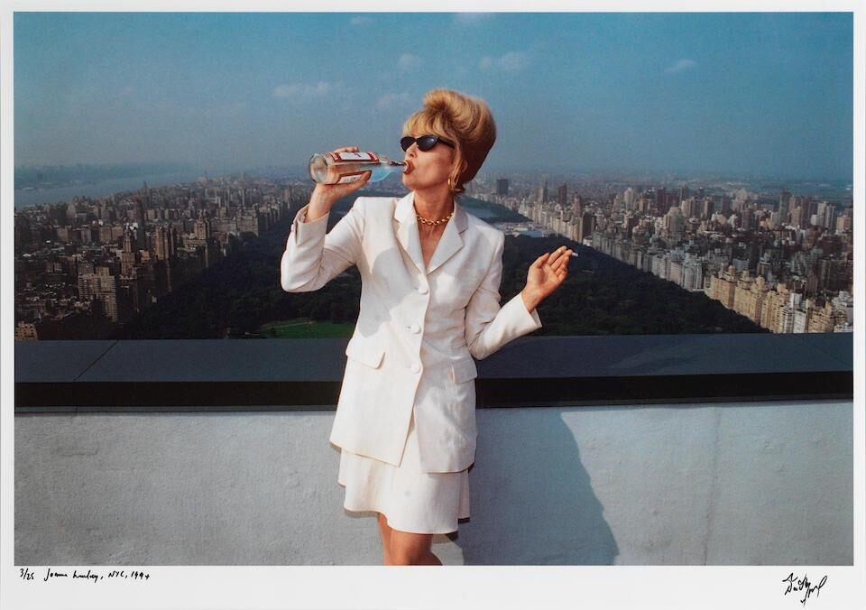 Joanna Lumley, Carnegie Tower, NYC, 1994