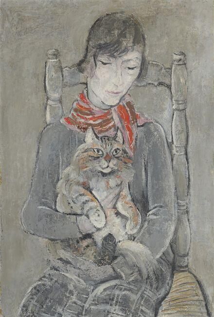 ”Frau mit Katze (Marie Louise)”