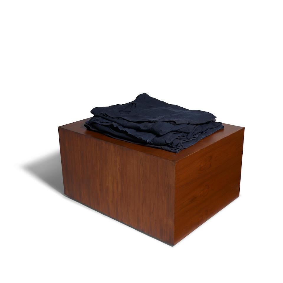 A Stack of Black Pants