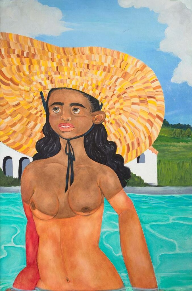 A Queen, In a Pool, In Her Mansion at the French Riviera