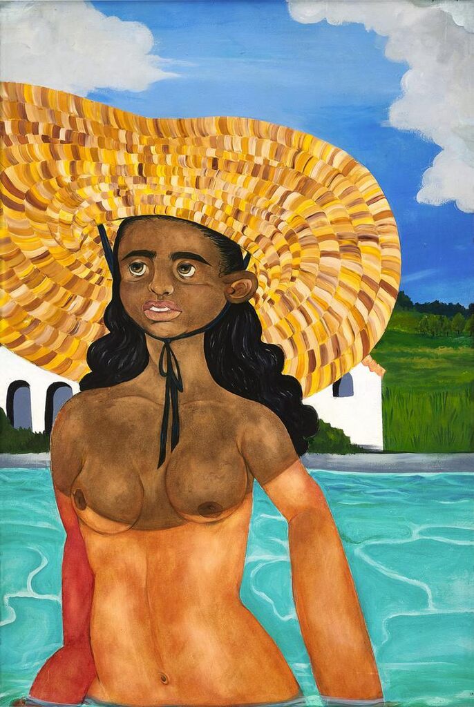 A Queen, In a Pool, in Her Mansion at the French Riviera