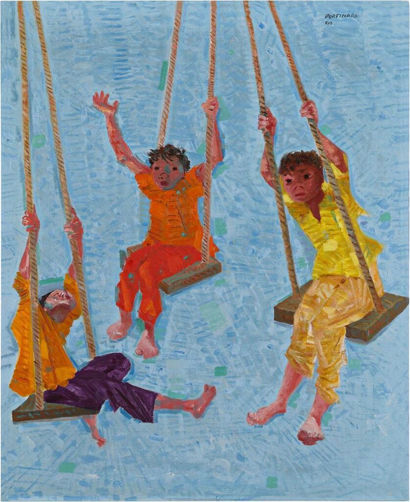 Meninos no balanço