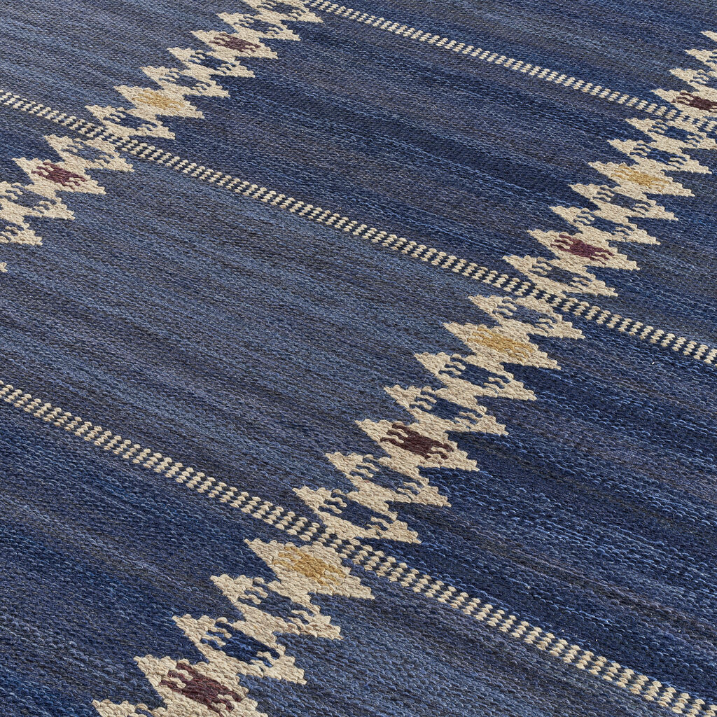 'SALERNO, ENKEL BLÅ' CARPET