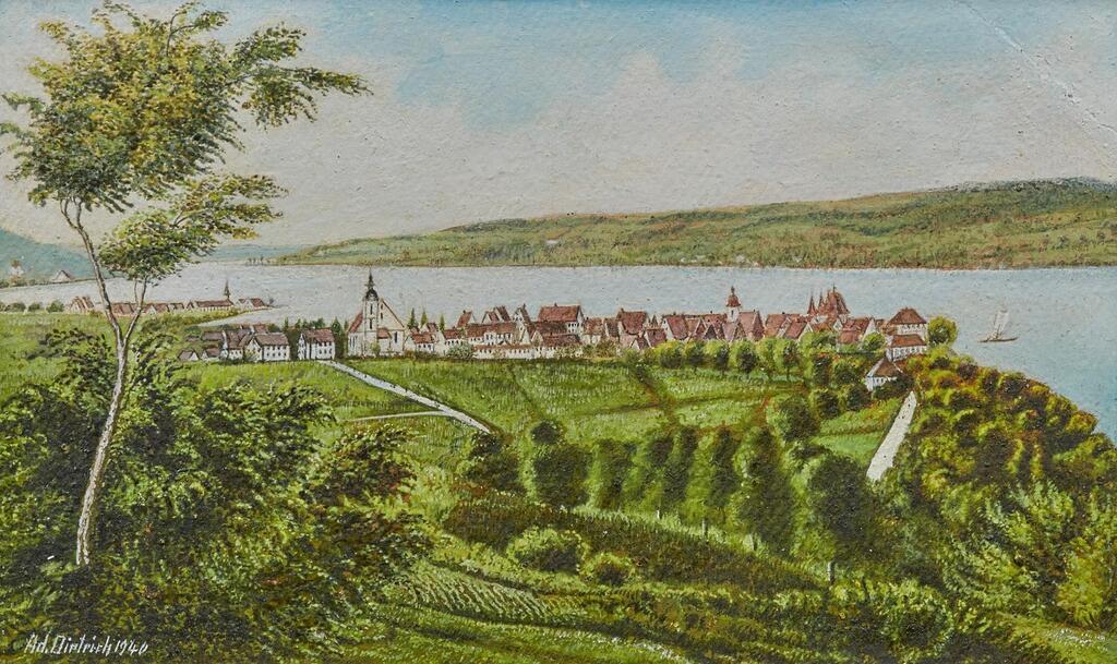 Blick auf Steckborn und Mammern
