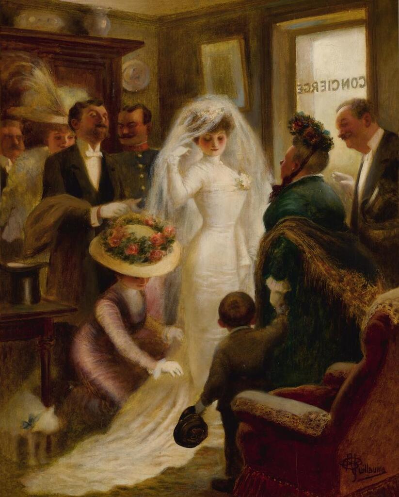 Le jour du mariage