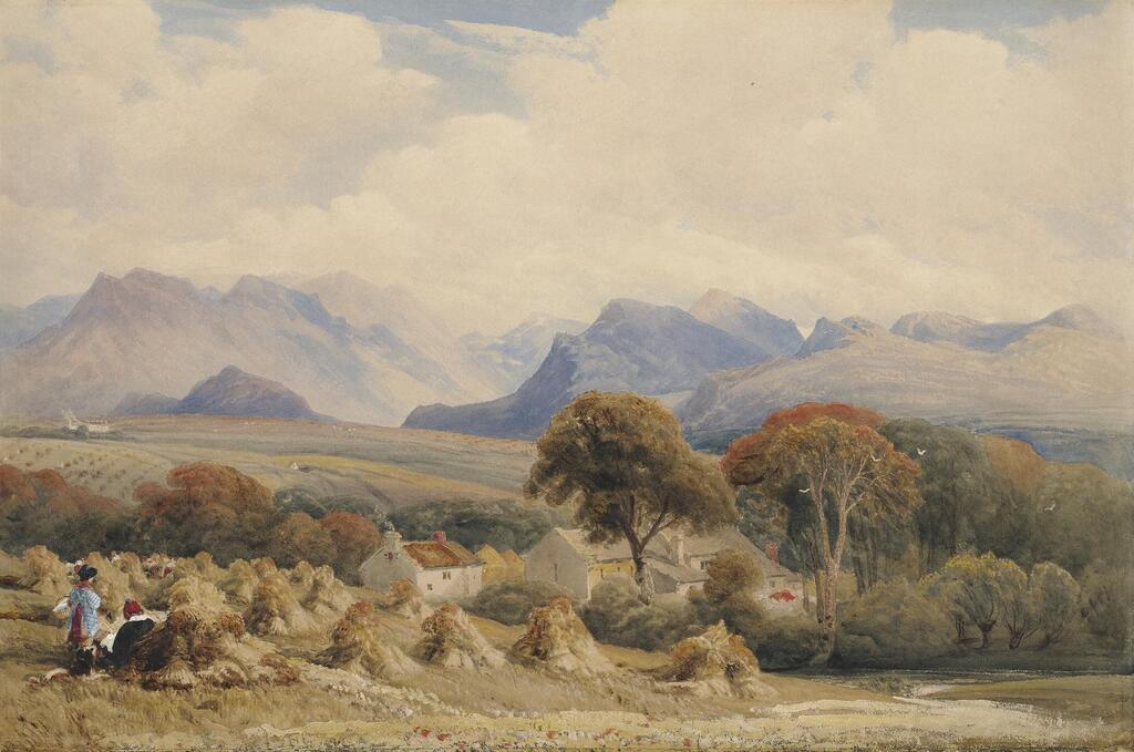 A summer landscape, North Wales