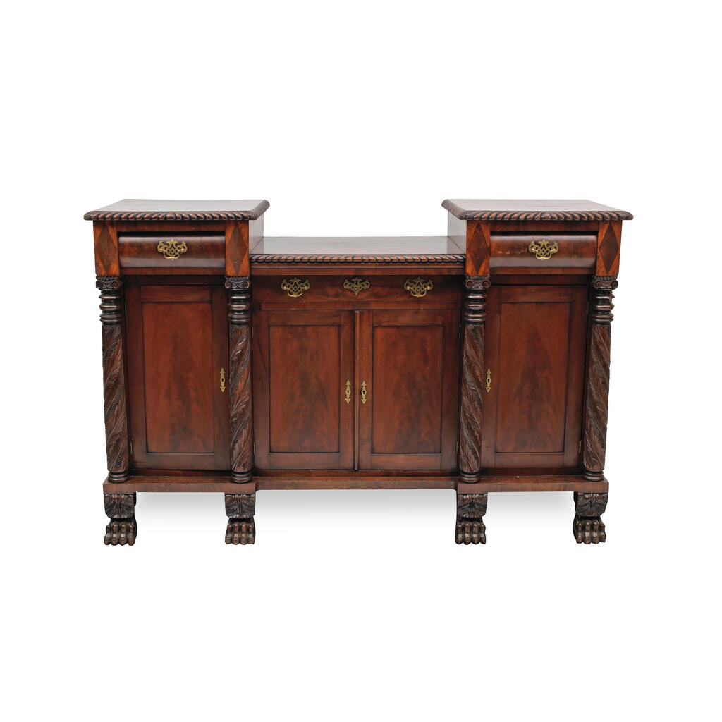 A 19th century mahogany sideboard