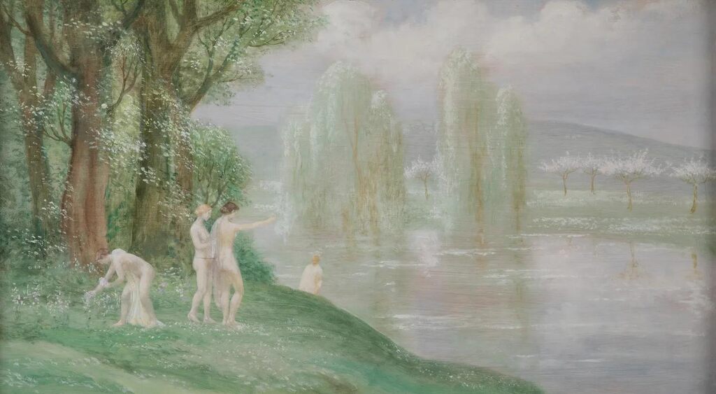 1. The Bathers; 2. Young Girl with a Flower