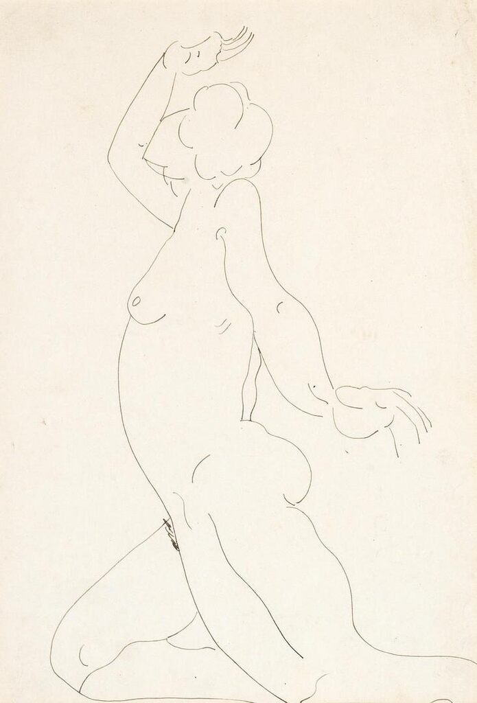 Nude Study: Ferocious Woman