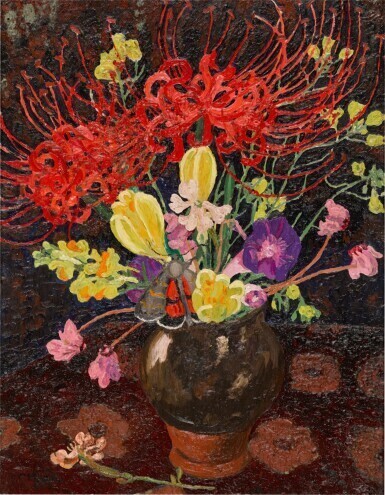 Still Life with Tiger Moth