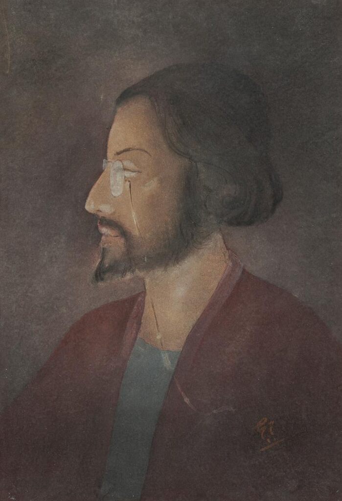 Untitled (Portrait of Rabindranath Tagore)