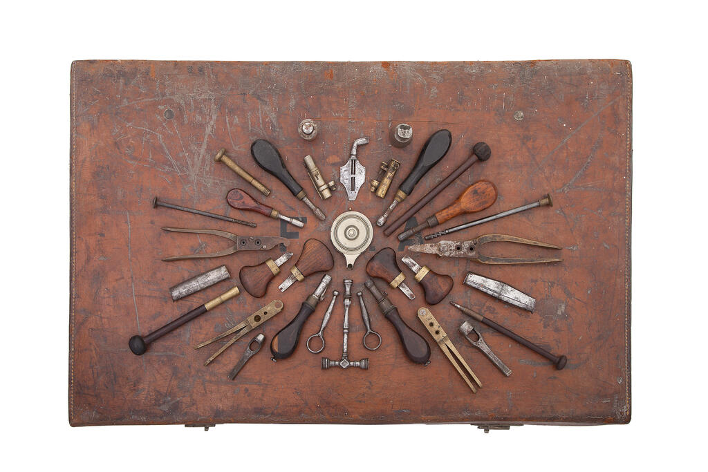 A Group Of Accessories Mostly Relating To Antique Firearms