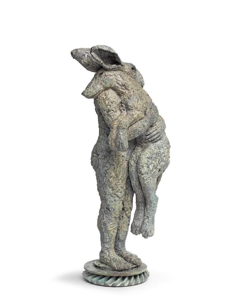 Lady-Hare with Dog
