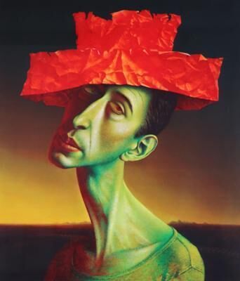 Red fool's hat