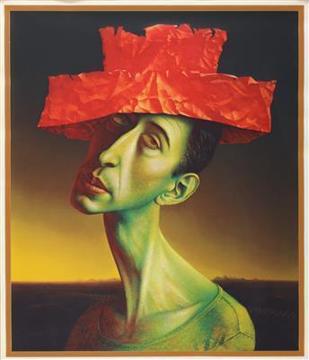 Red jester hat