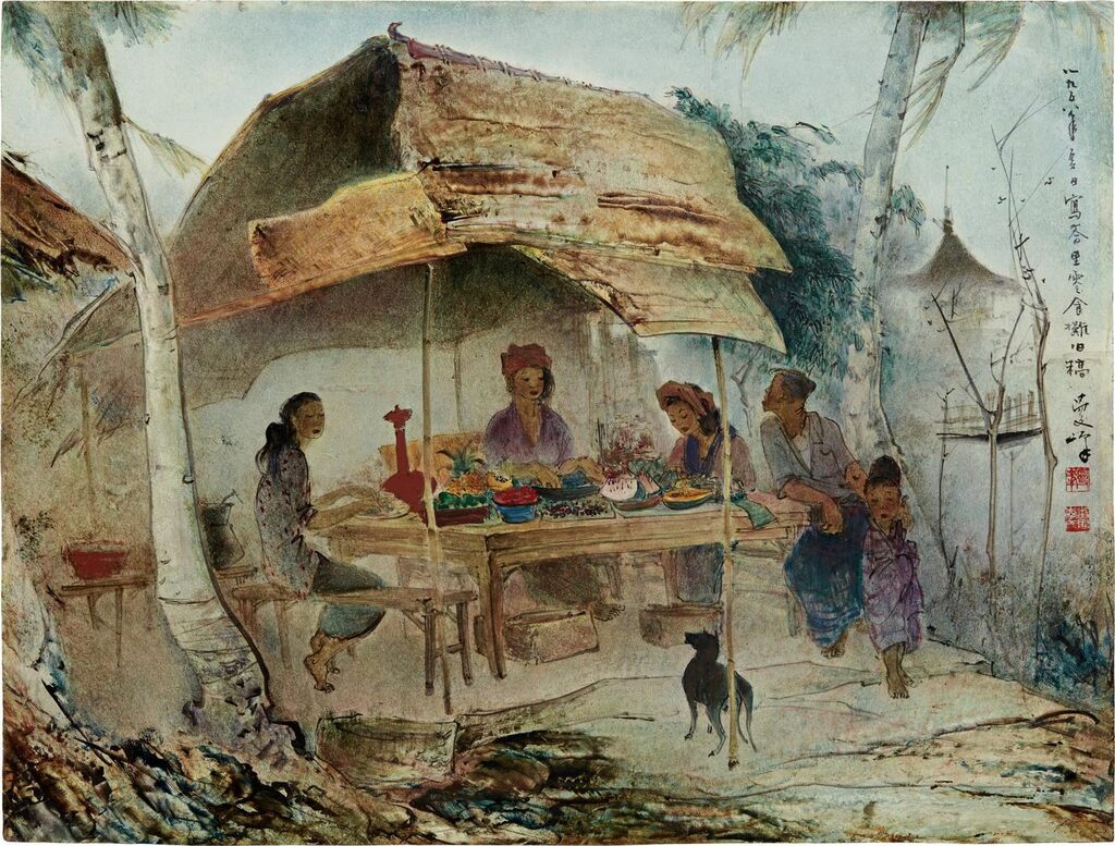 Snack stall in Bali