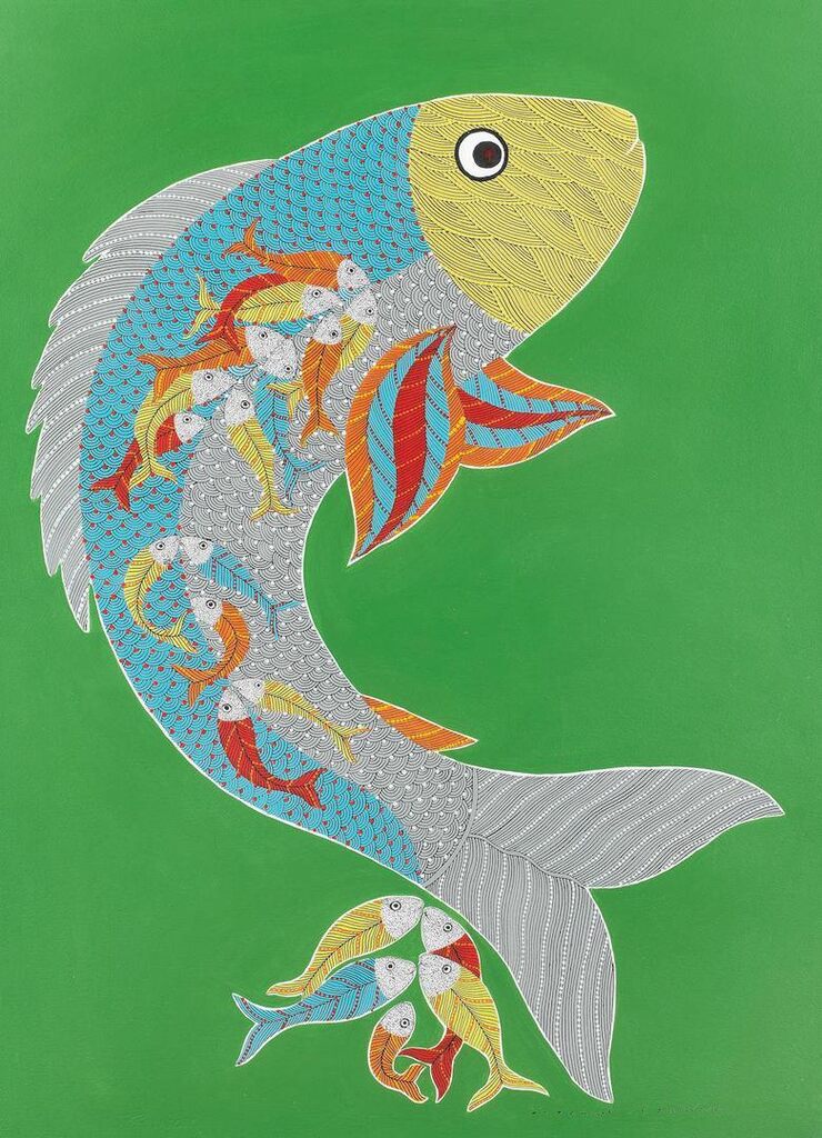 Untiled (Gond Fish)