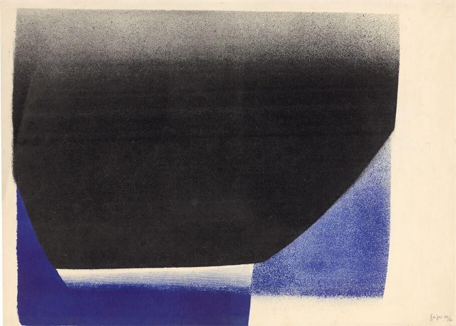 ”Schwarz mit Blau / blau - schwarz”