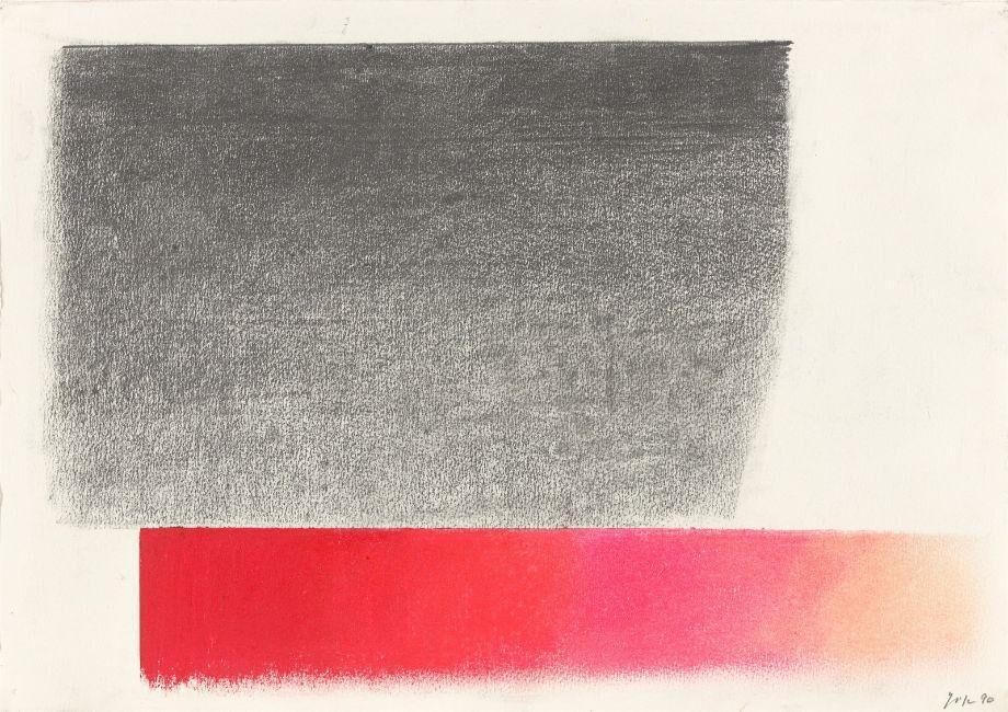 Composition grey - red