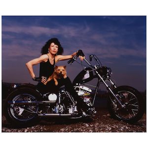 Annie Leibovitz (born 1949); Lily Tomlin on a Motorcycle (for 'Vanity Fair');