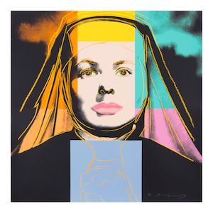 Andy Warhol (1928-1987); The Nun, from Ingrid Bergman;